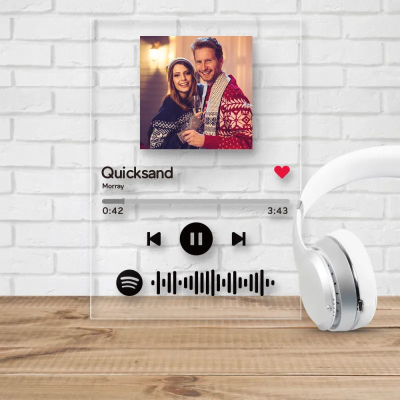 Custom Music Plaque Personalized Acrylic Music Plaque Keychain Acrylic Glass Music Plaque Night Light