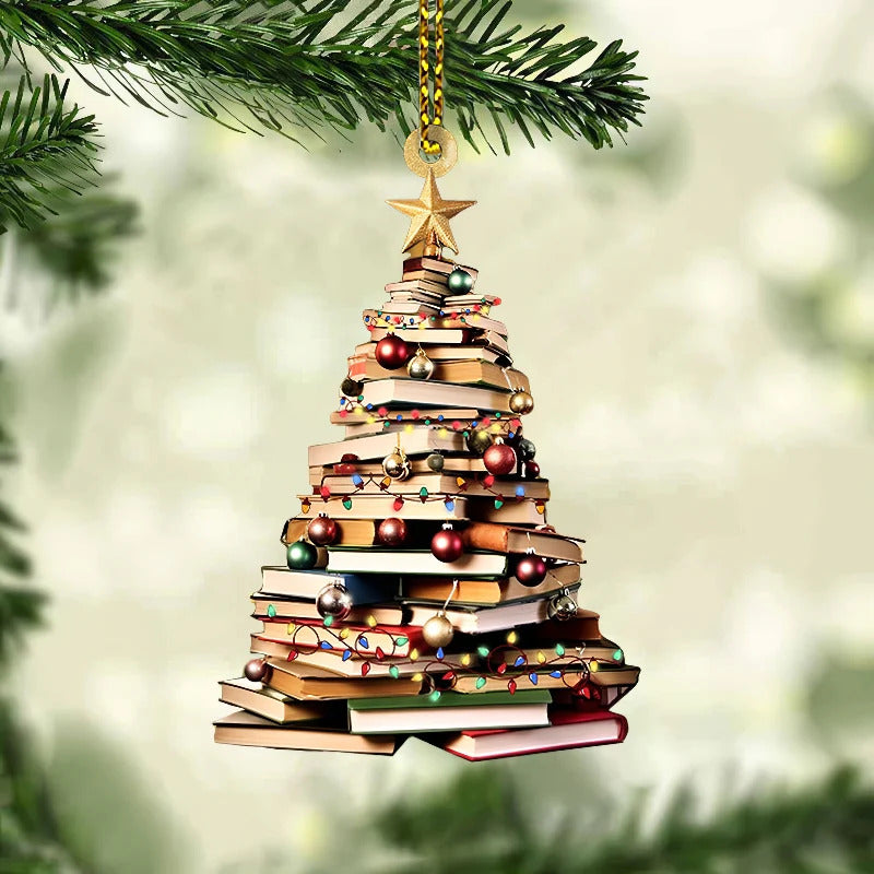 Book Tree Ornament