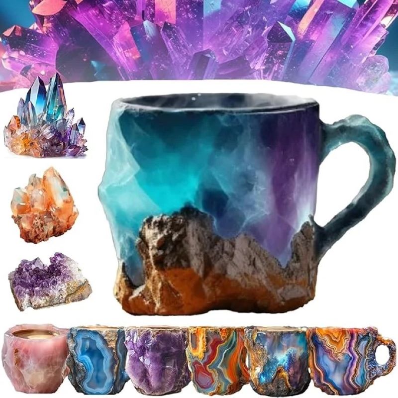 New Mineral Crystal Coffee Mugs