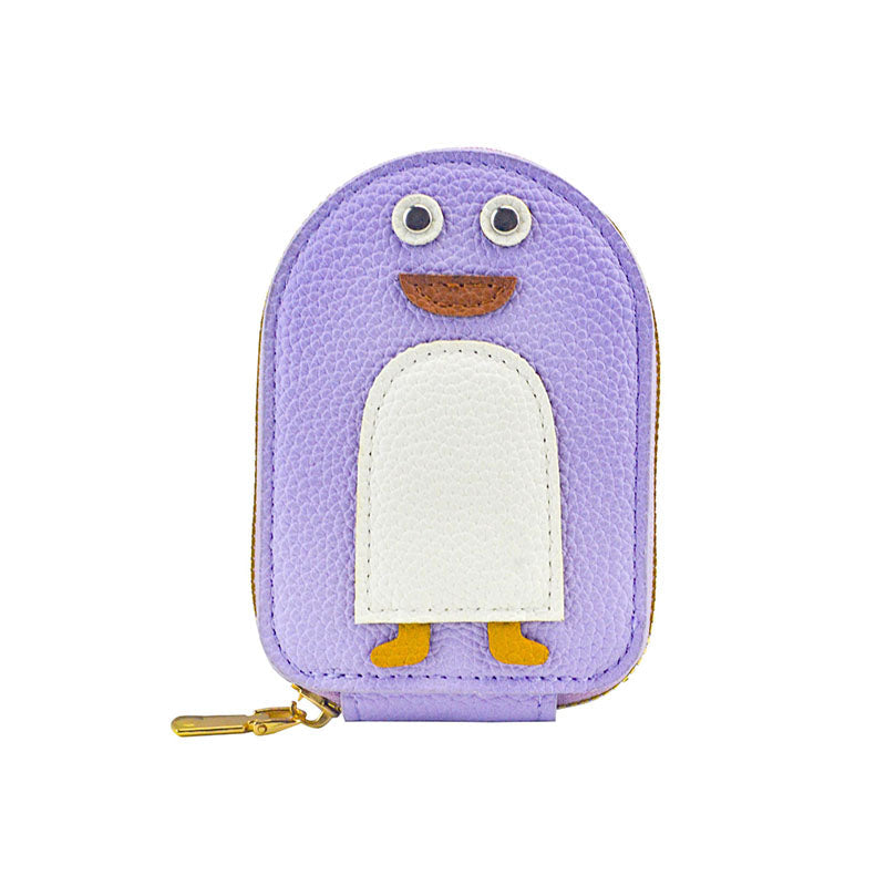 Cute Penguins PU Credit Card Coin Wallet