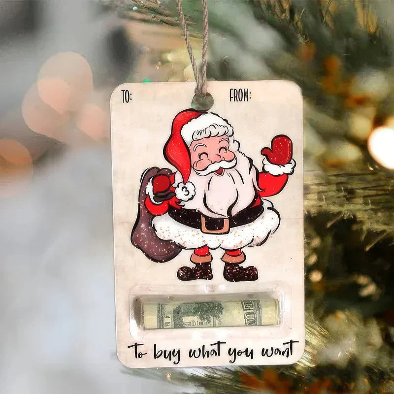 2024 Money Holder Christmas Ornament_G049_Gnome