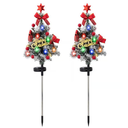 Solar Christmas Tree Stake Light