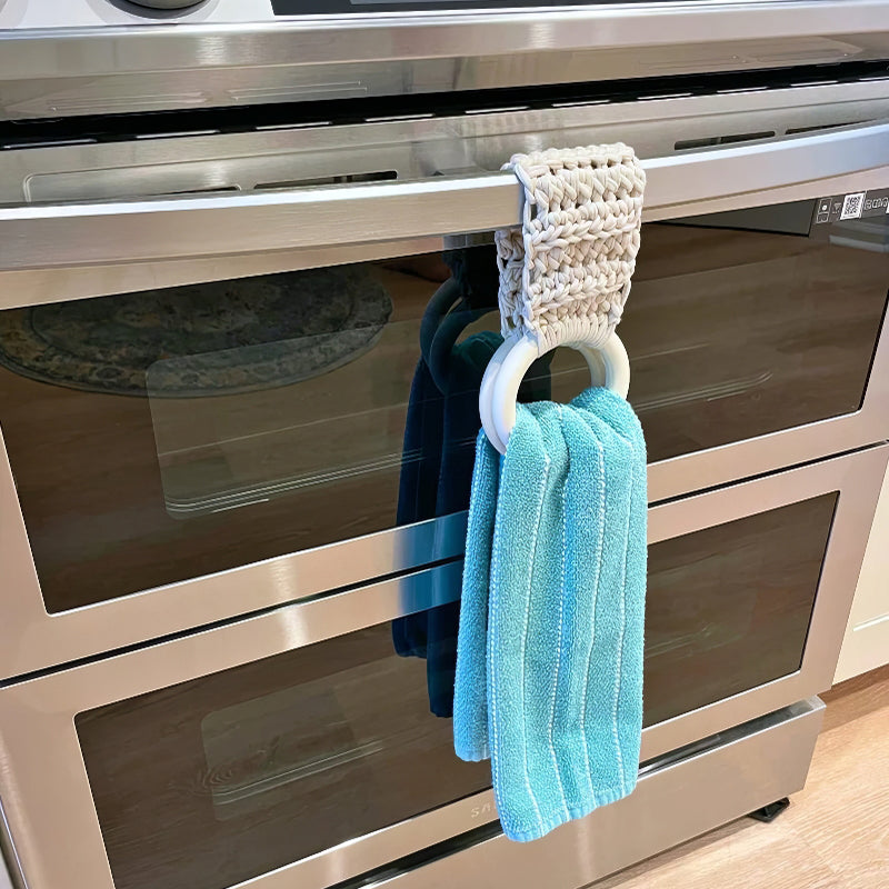 Handmade Crochet Towel Holder