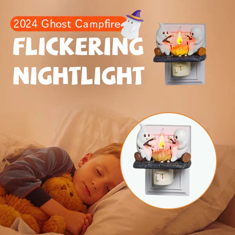 2024 Ghost Campfire Flickering Nightlight【👻Buy 2 Free Shipping】