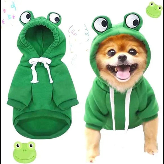 Cute Frog Pet Clothes