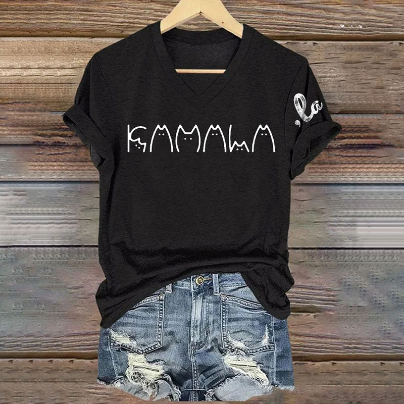 Women's La kamala Printed Short-Sleeved T-Shirt【Buy 2 Free Shipping Get Extra Discount】