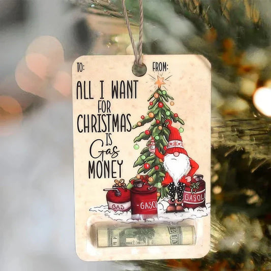 2024 Money Holder Christmas Ornament_G049_Gnome