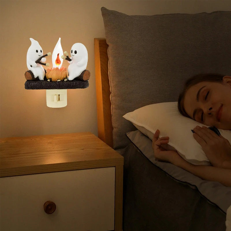 2024 Ghost Campfire Flickering Nightlight【👻Buy 2 Free Shipping】