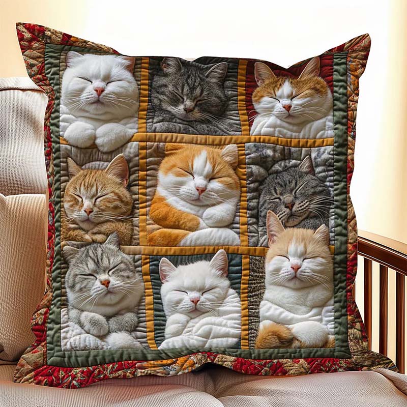 Sleeping Royal Cat D236 Pillow Case