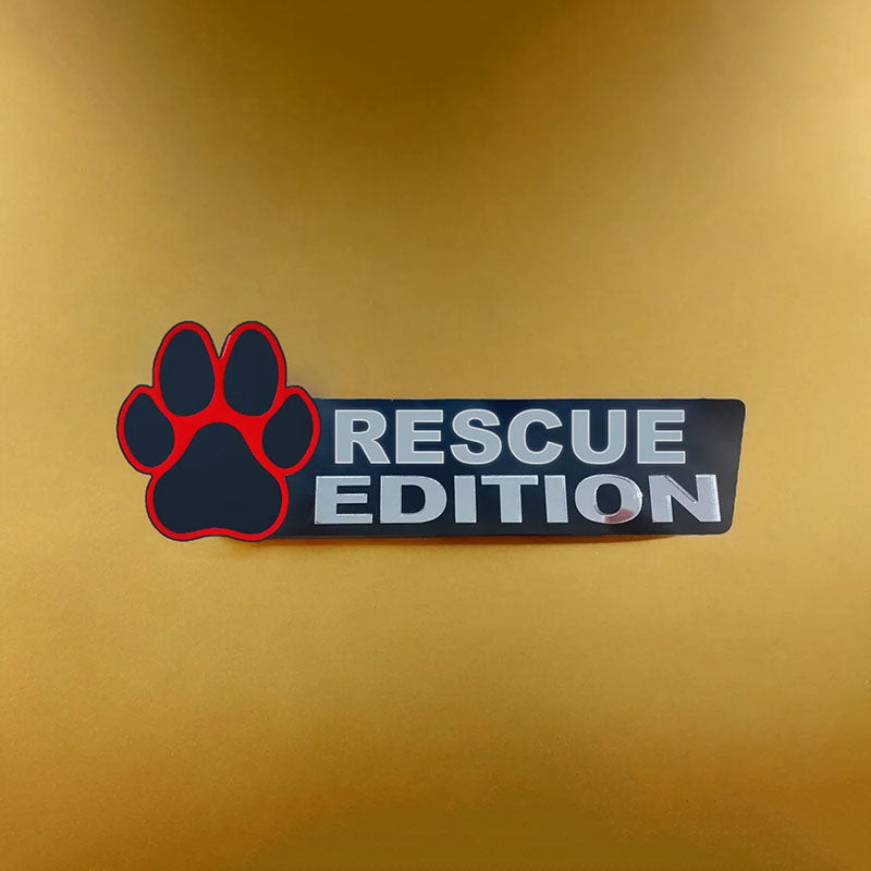 Dog Car Badge Laser Cutting Car Emblem