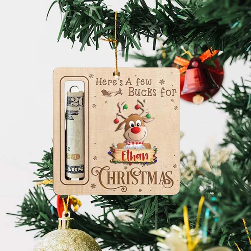 2024 Cute Money Holder Christmas Ornament