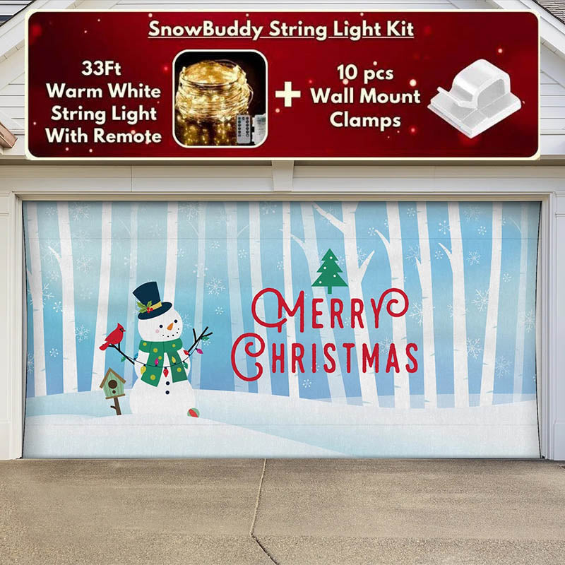 Christmas Snowman Christmas Garage Door Covers F587