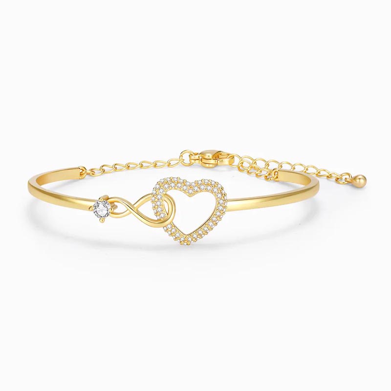 Mother Daughter – Infinity Heart Bracelet