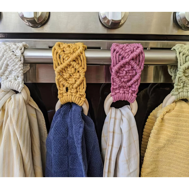 Handmade Crochet Towel Holder