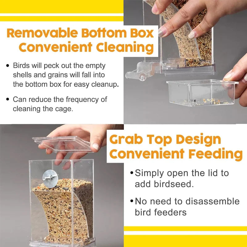 No Mess Automatic Bird Feeder