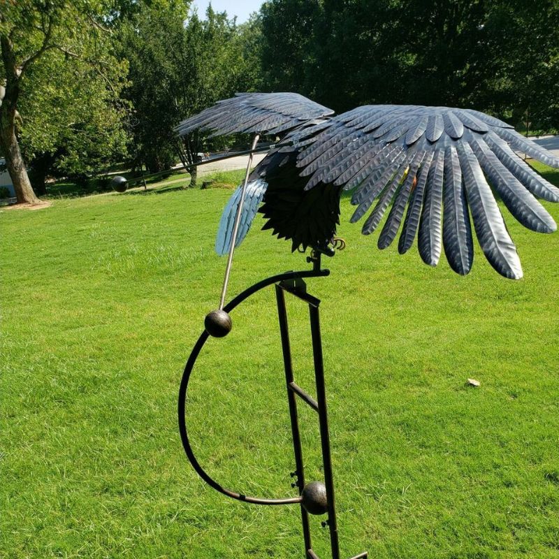 Handmade Flying Eagle Garden Stake