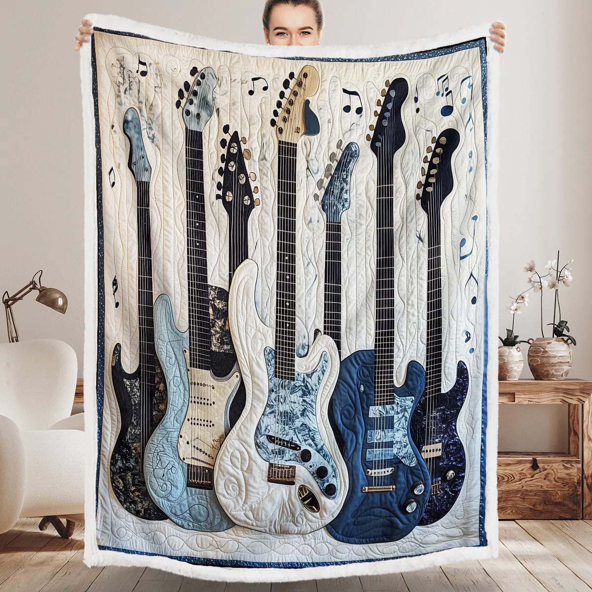 Elegant Guitar - H229 - Premium Blanket