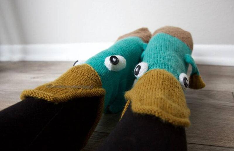 Knit Crocodile Socks