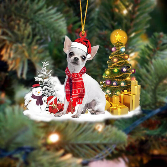 Chihuahua Christmas Ornament SM016