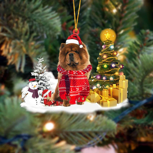 Chow Chow Christmas Ornament SM088