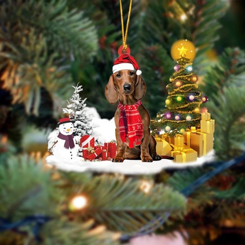 Dachshund Christmas Ornament SM168