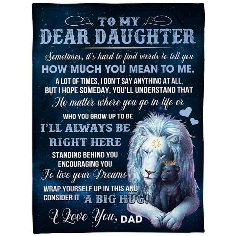 To My Daughter- From Dad - A360 - Premium Blanket