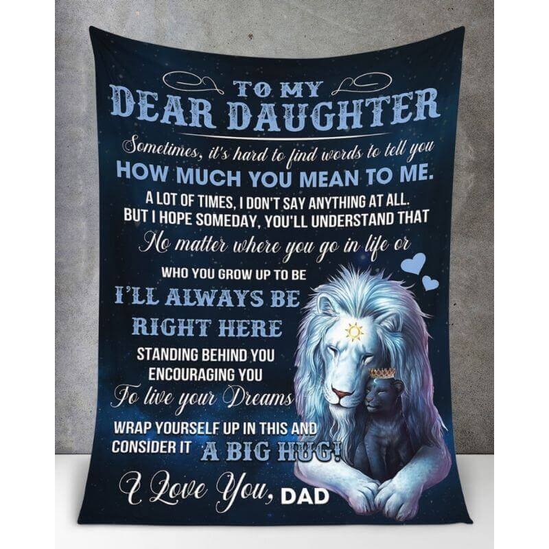 To My Daughter- From Dad - A360 - Premium Blanket