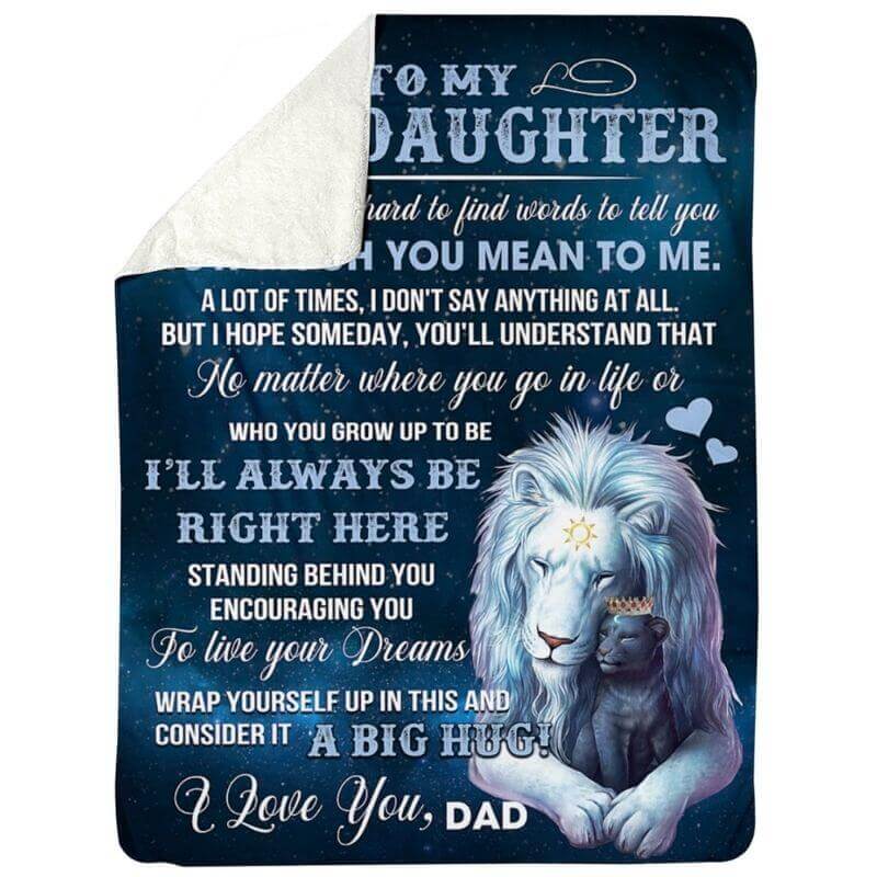 To My Daughter- From Dad - A360 - Premium Blanket