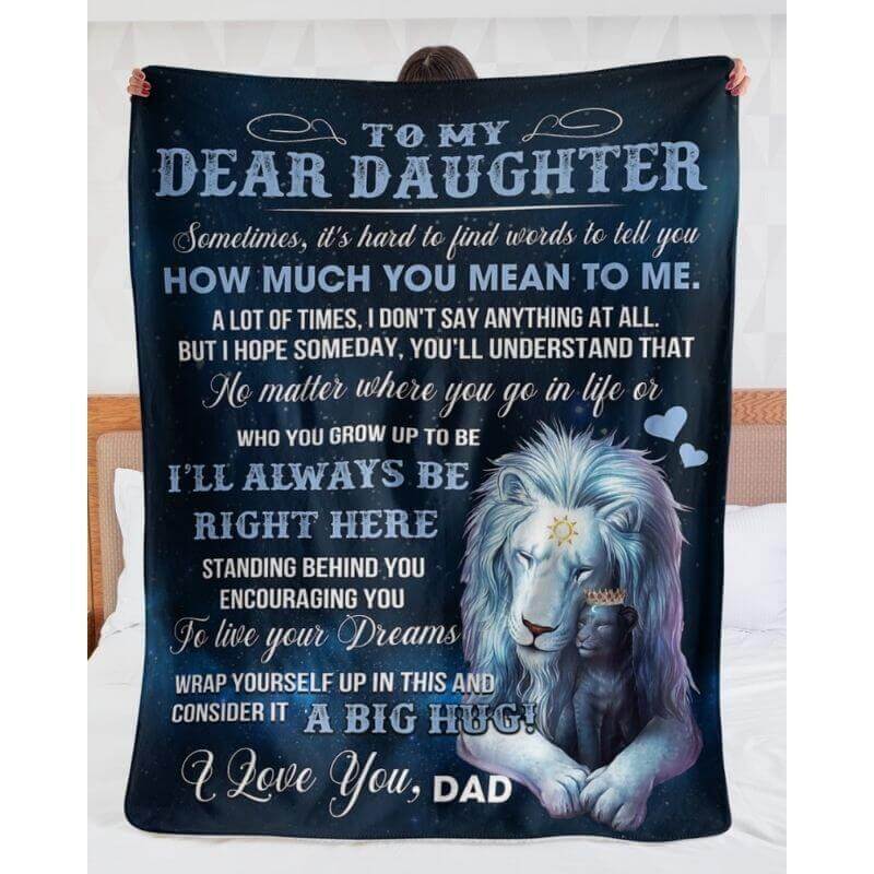 To My Daughter- From Dad - A360 - Premium Blanket