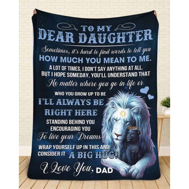 To My Daughter- From Dad - A360 - Premium Blanket