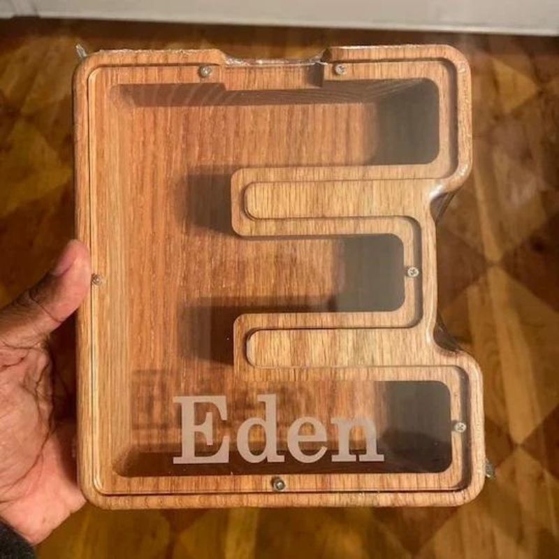 Personalized Wooden Letter Piggy Bank 🔥Buy 2 Free Shipping🔥